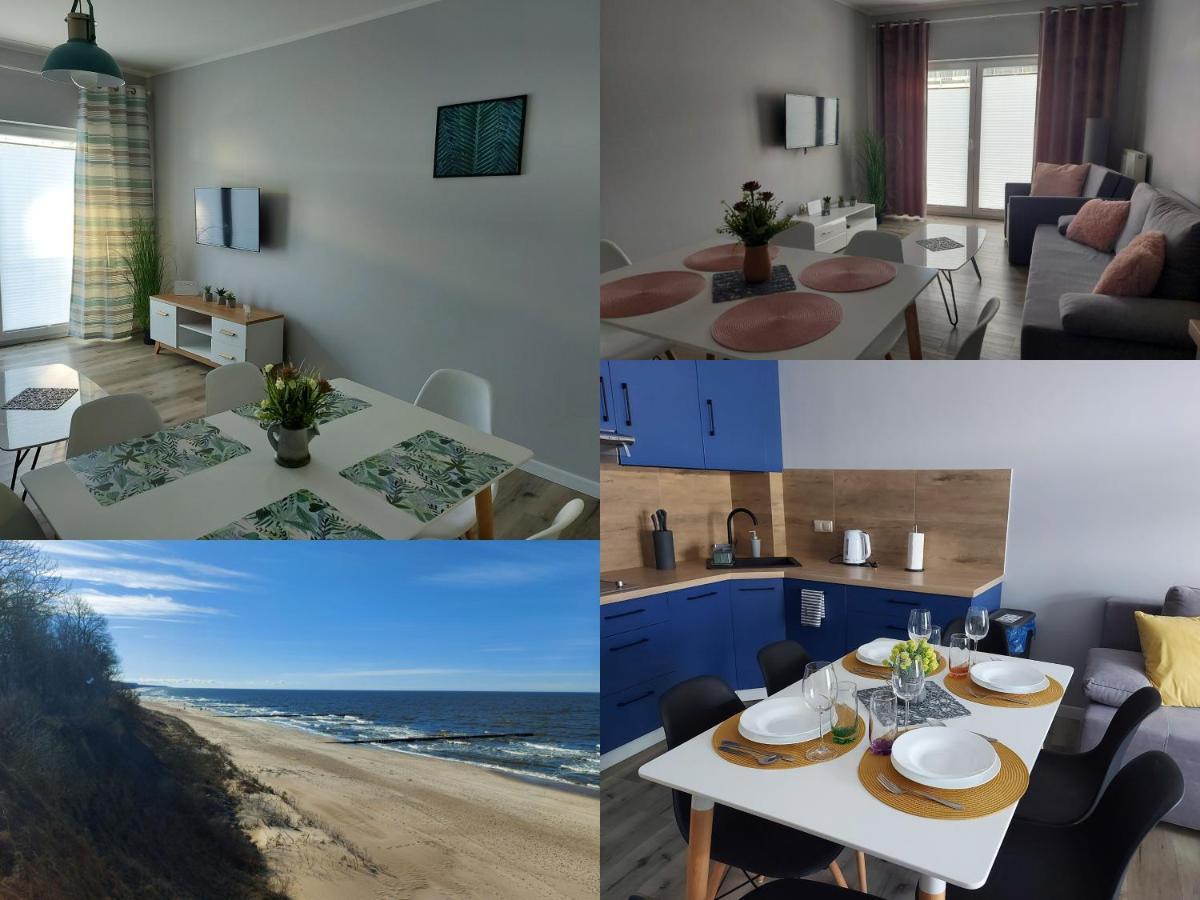 Apartamenty Z Tarasami "Mietowy Spokoj 15" "Romantyczna Szarosc 16" "Niebieska Elegancja 17" Maksymalnie Dla 6 Osob Pobierowo Eksteriør billede